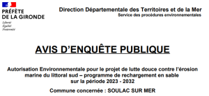 avis enquete soulac